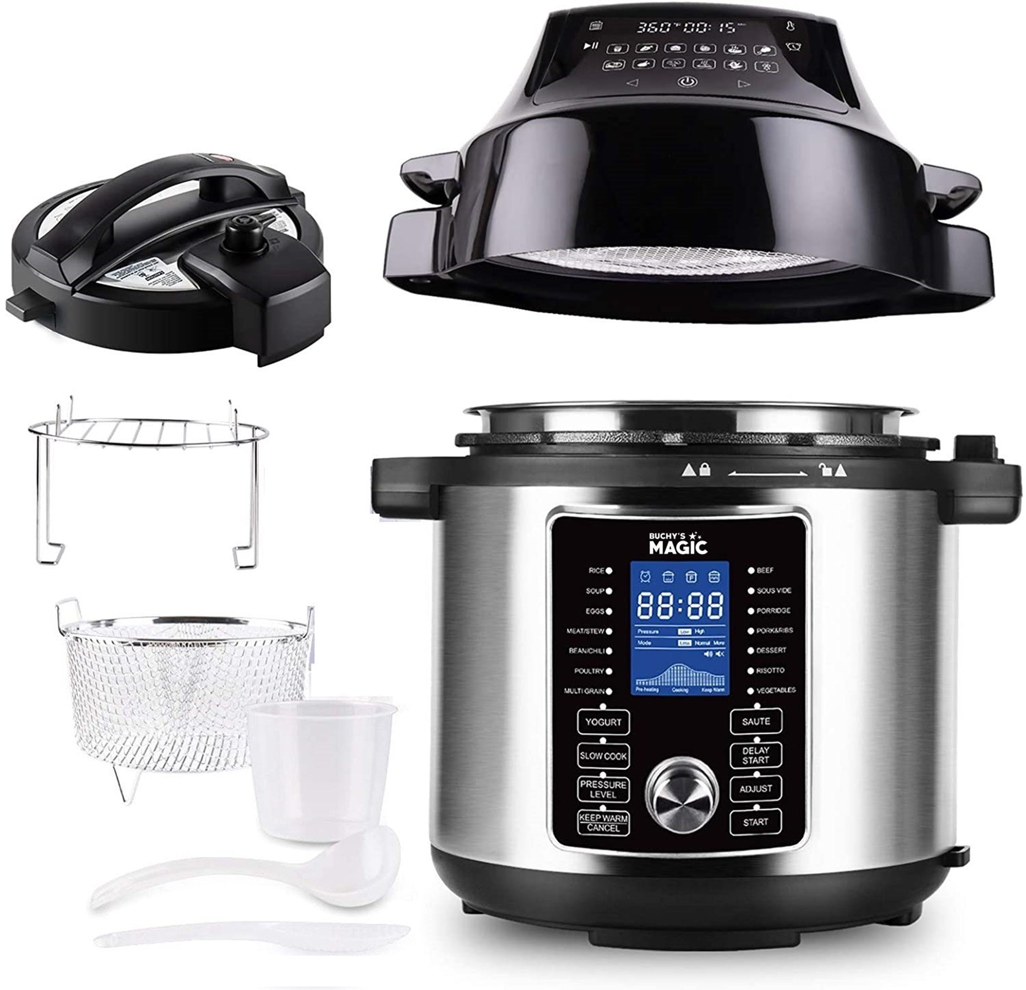 Upgraded High Performance Digital Blender BM0421DL - Black – Buchymix